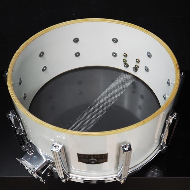 USED_​​80s_AW236_[Artwood_Birch_Snare_Drum_14×6_5_Piano_White]_10