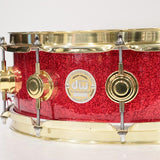 USED_​​Collector's_Maple_14''×5''_Snare_Drum_-_Red_Sparkle_[Consignment_Item]_02