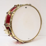 USED_​​Collector's_Maple_14''×5''_Snare_Drum_-_Red_Sparkle_[Consignment_Item]_06