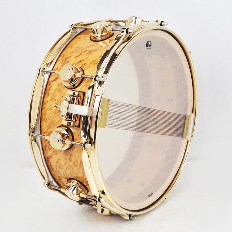 USED_[Collector's_Pure_Maple_Snare_Drum_14×5_5___Standard_Shell___Exotic_Twisted_Mapa_Burl]_05