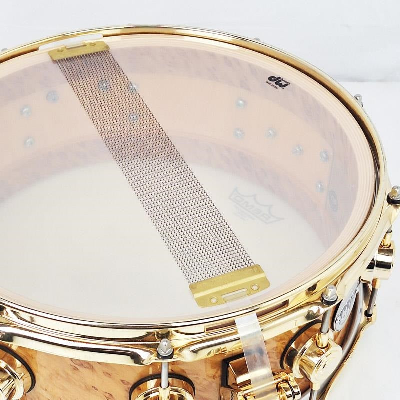 USED_[Collector's_Pure_Maple_Snare_Drum_14×5_5___Standard_Shell___Exotic_Twisted_Mapa_Burl]_08