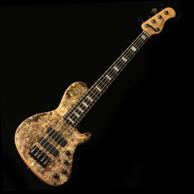 USED_​​CustomShop_24-Fret_Single_Cut_Bass_5-String_(California_Buckeye_Burl_Top)_'23_01