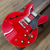 USED_​​Epiphone_ES-335_(Cherry)_[SN_23061510419]_09