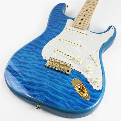 USED_​​FSR_Made_in_Japan_Traditional_II_50s_Stratocaster_(Caribbean_Blue_Trans)_[SN_JD21025172]_Fender_11