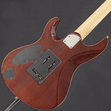 USED_​​FUTURA-S_HH_AAAA_Flame_Maple_Top_(Dark_Brown_Burst)_[SN_25H31]_Black_Smoker_02