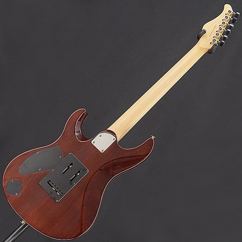 USED_​​FUTURA-S_HH_AAAA_Flame_Maple_Top_(Dark_Brown_Burst)_[SN_25H31]_Black_Smoker_04