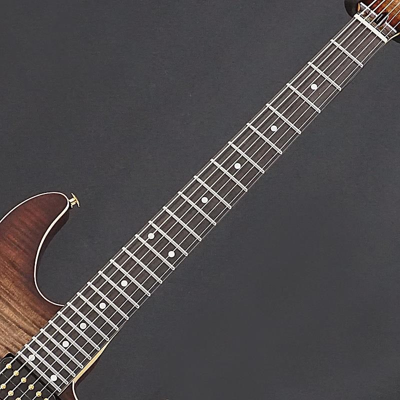 USED_​​FUTURA-S_HH_AAAA_Flame_Maple_Top_(Dark_Brown_Burst)_[SN_25H31]_Black_Smoker_05