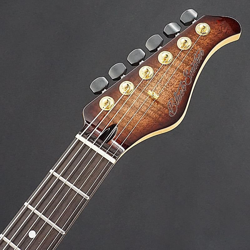 USED_​​FUTURA-S_HH_AAAA_Flame_Maple_Top_(Dark_Brown_Burst)_[SN_25H31]_Black_Smoker_07