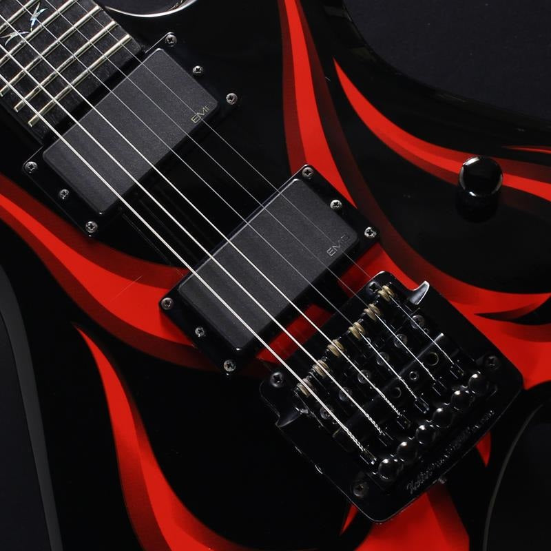 USED ​​Kerry King Wartribe 6 (Black With Red Fire Graphic) by B.C.