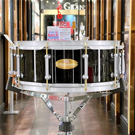 USED_​​Masterworks_Snare_Drum_[14x5_5___Black_Mist_Tamo]_01