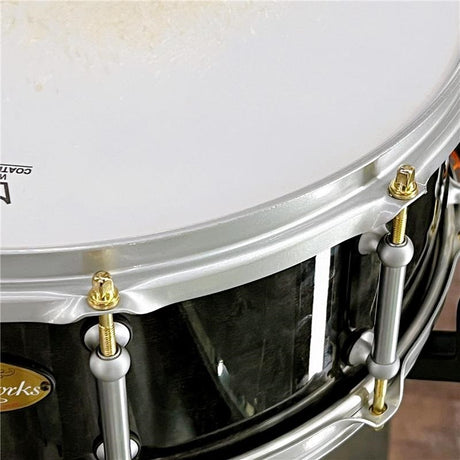 USED_​​Masterworks_Snare_Drum_[14x5_5___Black_Mist_Tamo]_04