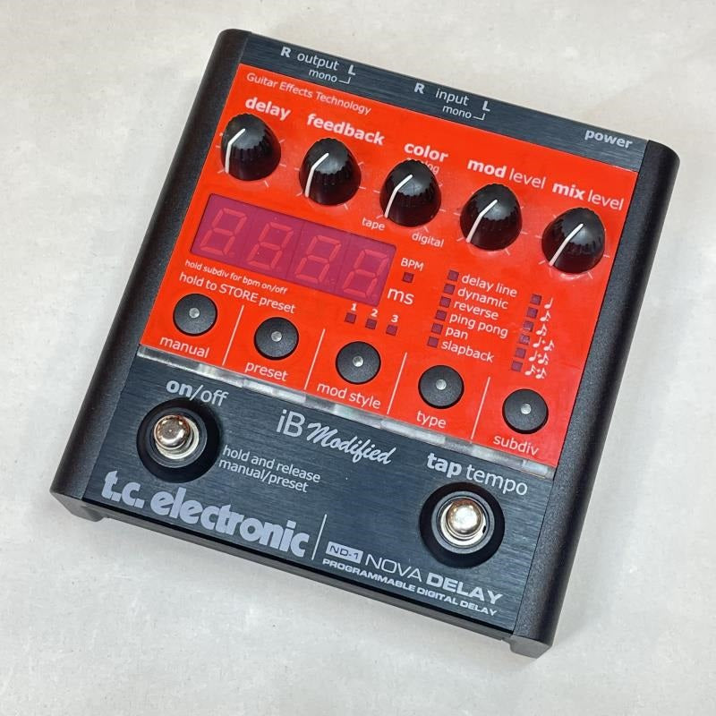 USED ​​NOVA DELAY iB Modified by tc electronic – Ikebe Musical