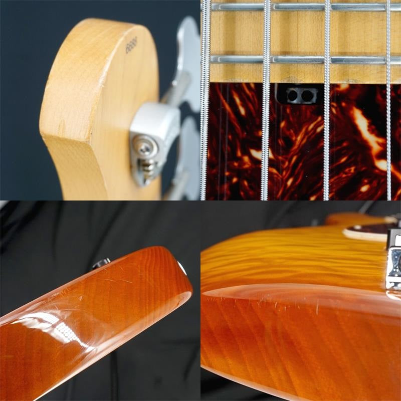 USED_​​NYC_Vintage_4-string_21-fret_guitar_(Quilted_Maple_Top_Caramel_Burst)_10