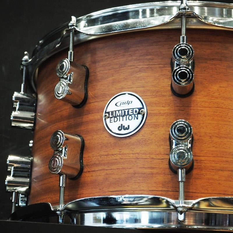 USED_​​PDSX0814BMBM_[Limited_Edition_18ply_Bubinga_Maple_Bubinga_14x8_Snare_Drum][Protection_Racket_Case_Included]_03