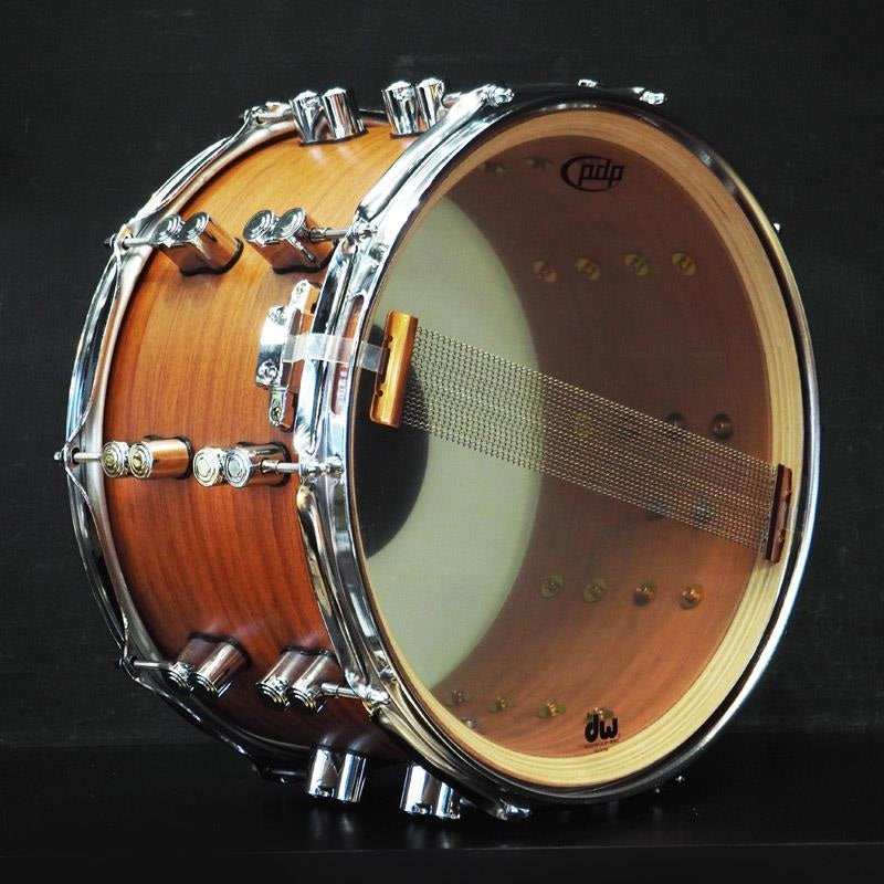 USED_​​PDSX0814BMBM_[Limited_Edition_18ply_Bubinga_Maple_Bubinga_14x8_Snare_Drum][Protection_Racket_Case_Included]_05