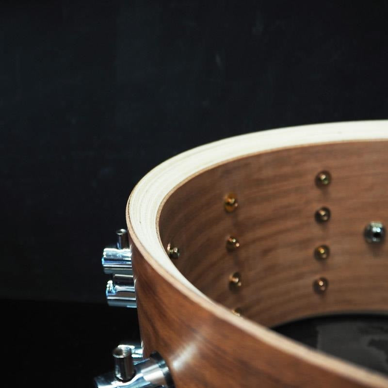 USED_​​PDSX0814BMBM_[Limited_Edition_18ply_Bubinga_Maple_Bubinga_14x8_Snare_Drum][Protection_Racket_Case_Included]_09