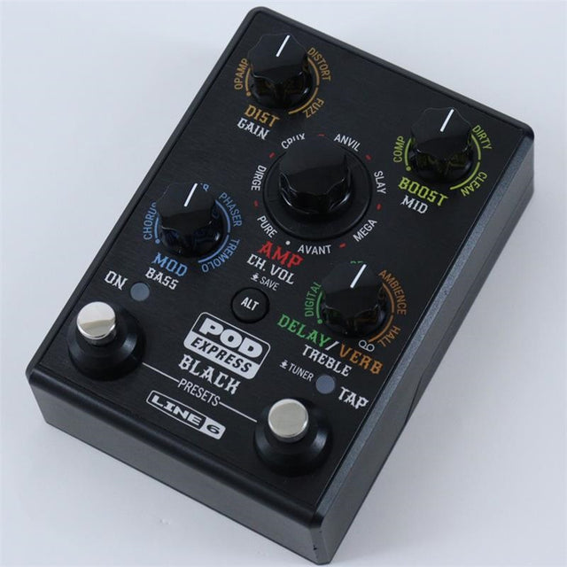 USED_​​POD_Express_Black_(Line_6)_Multi-effects_Pedal_Amp_Simulator_01