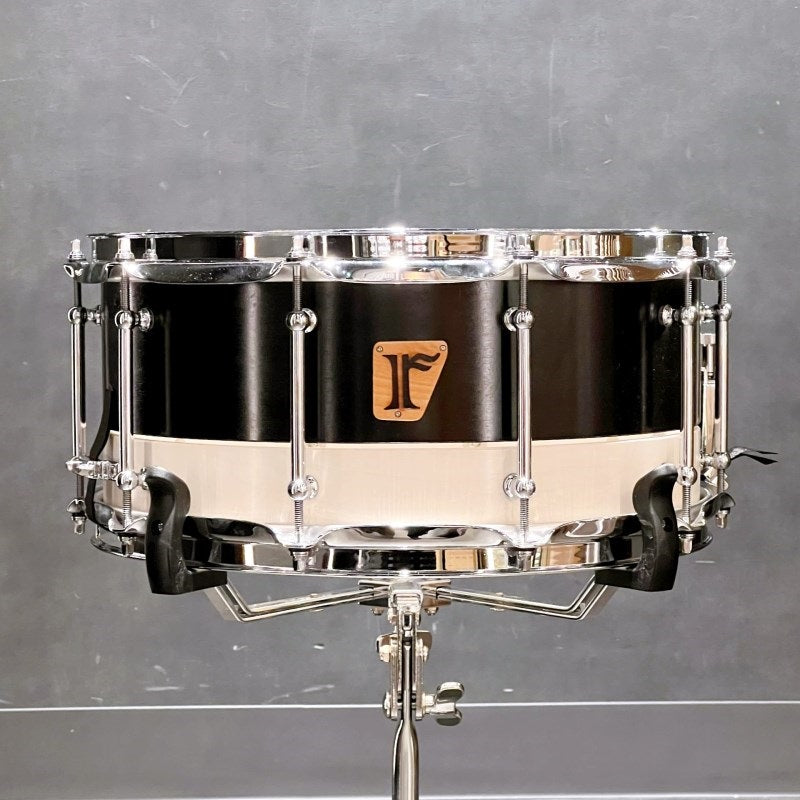 USED_[Price_Reduced!]_#15__Maple_10ply_Separated_Shell_14x6_5_[Charcoal_Black_Ivory]_01