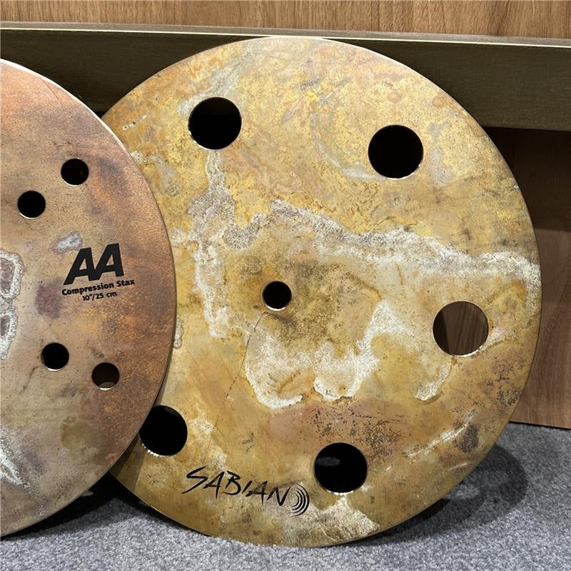 USED_​​SABIAN_40th_Anniversary_Limited_Model_AA_Compression_Stax_10_[AA-10CPSX]_03