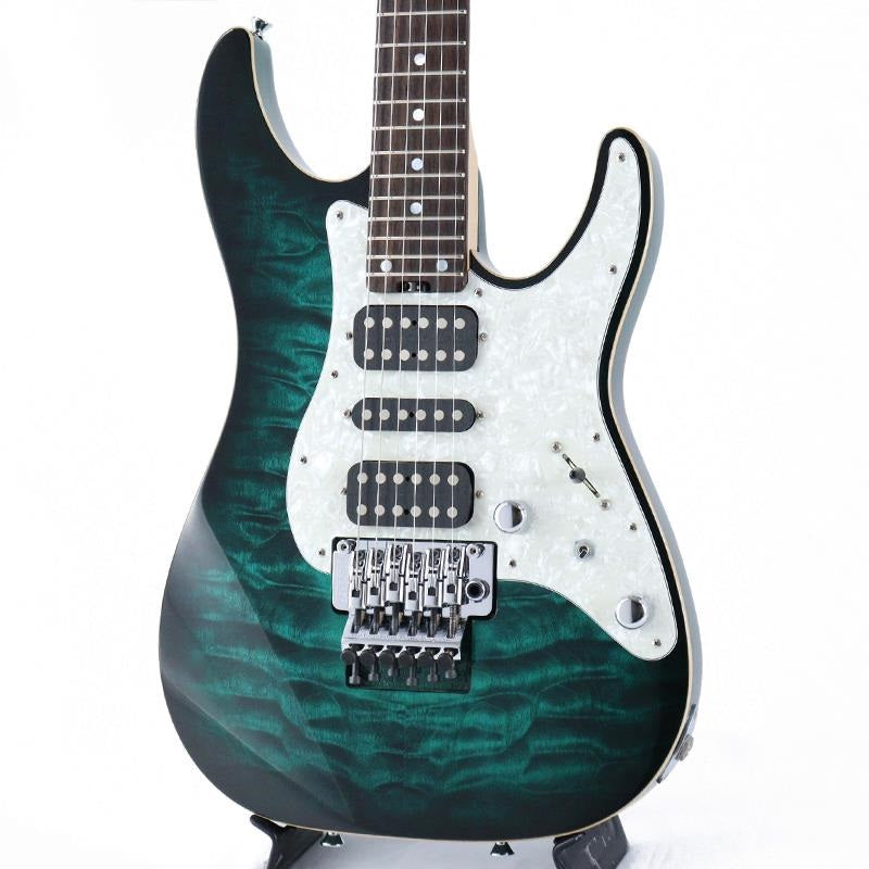 USED_​​Schecter_SD-DX-24-AS_GRSB-1R_(Green_Sunburst_R)_[SN_SDDX121121]_01
