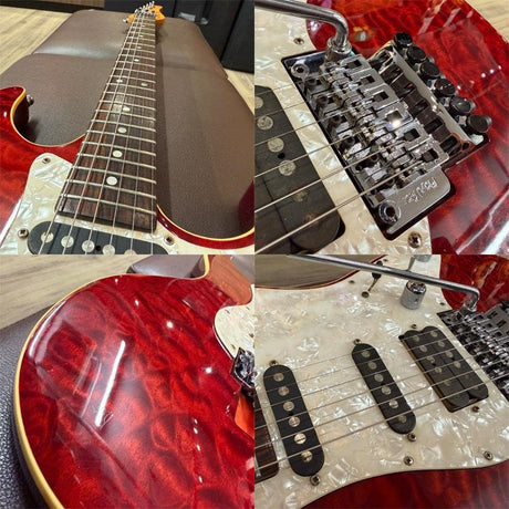 USED_​​Schecter_SD-II-22_(Trans_Red)_[SN_-]_09