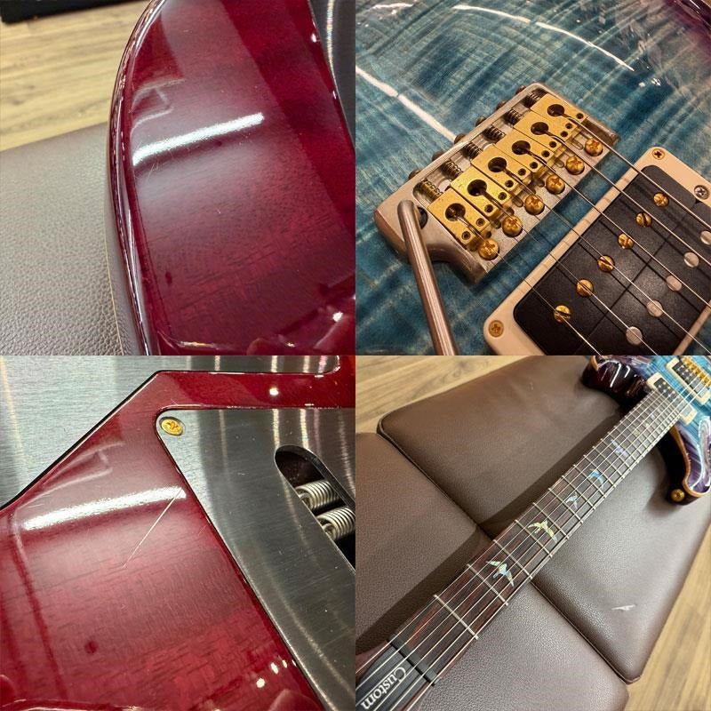 USED_​​Wood_Library_Custom_24-08_10top_Rose_Neck_(Aquableux_Purple_burst)_[SN_21_0313200]_Paul_Reed_Smith_10