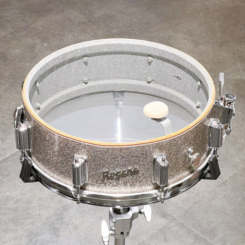 [USED]_[Vintage]_60's_PowerTone_14×5_Snare_Drum_[Silver_Sparkle]_05