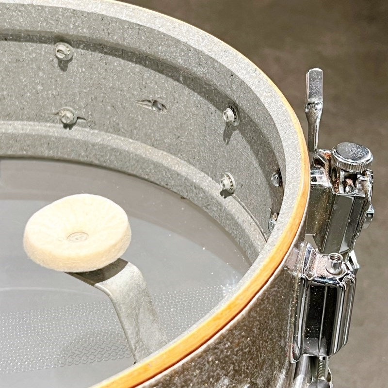 [USED]_[Vintage]_60's_PowerTone_14×5_Snare_Drum_[Silver_Sparkle]_06