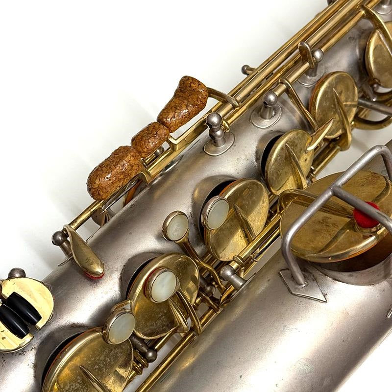 Used_1913's_C_Melody_Saxophone_Buescher_True_Tone_Satin_SP_with_Key_&_Inner_Bell_GP_(Serial_Number_174xx7)_[3-Year_Warranty_with_Key_Balance_Adjustment_Ships_Adjusted]_04