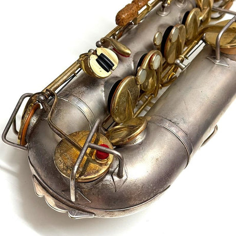 Used_1913's_C_Melody_Saxophone_Buescher_True_Tone_Satin_SP_with_Key_&_Inner_Bell_GP_(Serial_Number_174xx7)_[3-Year_Warranty_with_Key_Balance_Adjustment_Ships_Adjusted]_05