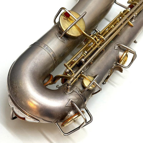 Used_1913's_C_Melody_Saxophone_Buescher_True_Tone_Satin_SP_with_Key_&_Inner_Bell_GP_(Serial_Number_174xx7)_[3-Year_Warranty_with_Key_Balance_Adjustment_Ships_Adjusted]_09