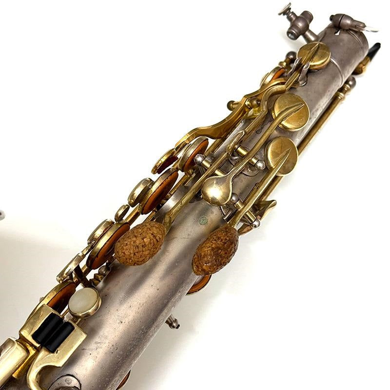 Used_1913's_C_Melody_Saxophone_Buescher_True_Tone_Satin_SP_with_Key_&_Inner_Bell_GP_(Serial_Number_174xx7)_[3-Year_Warranty_with_Key_Balance_Adjustment_Ships_Adjusted]_11