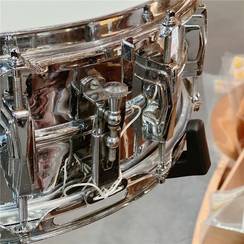 Used_1958-59_Super_Ludwig_Chrome_Over_Brass_Snare_Drum_[14x5___WFL_Badge___Brass_Hoops]_03