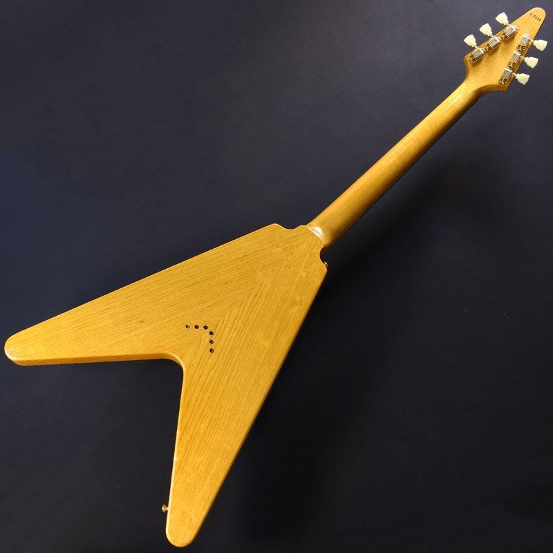 Used_1958_Korina_Flying_V_Reissue_VOS_(Natural_with_Black_Pickguard)_#8_3939_06