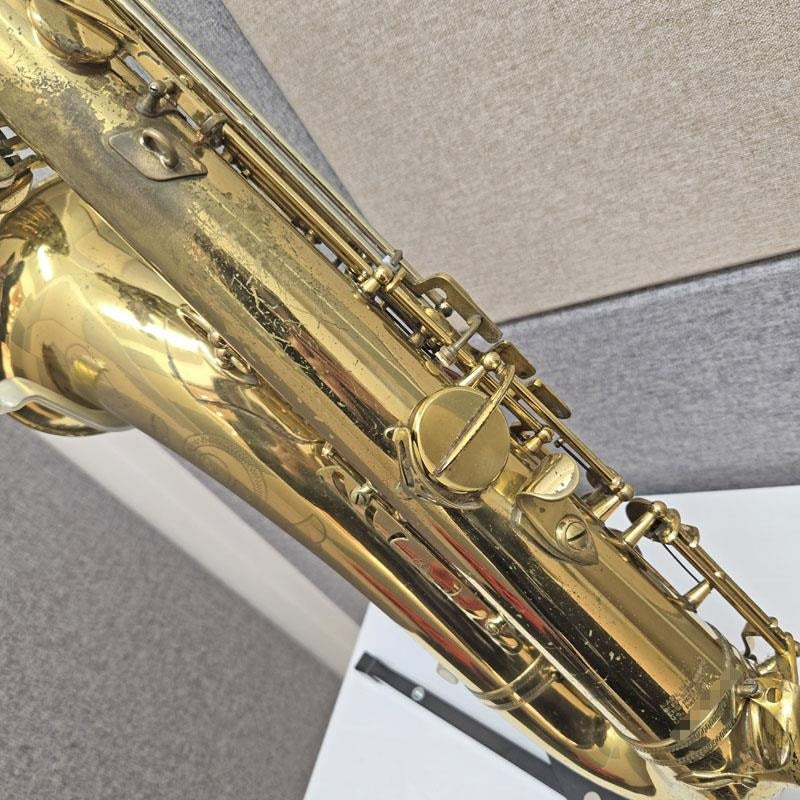 Used_1960s_H__Selmer_(France)_Tenor_Saxophone_Mark_VI_(Relacquered)_#92xx6_(As_Is，_No_Warranty)_07