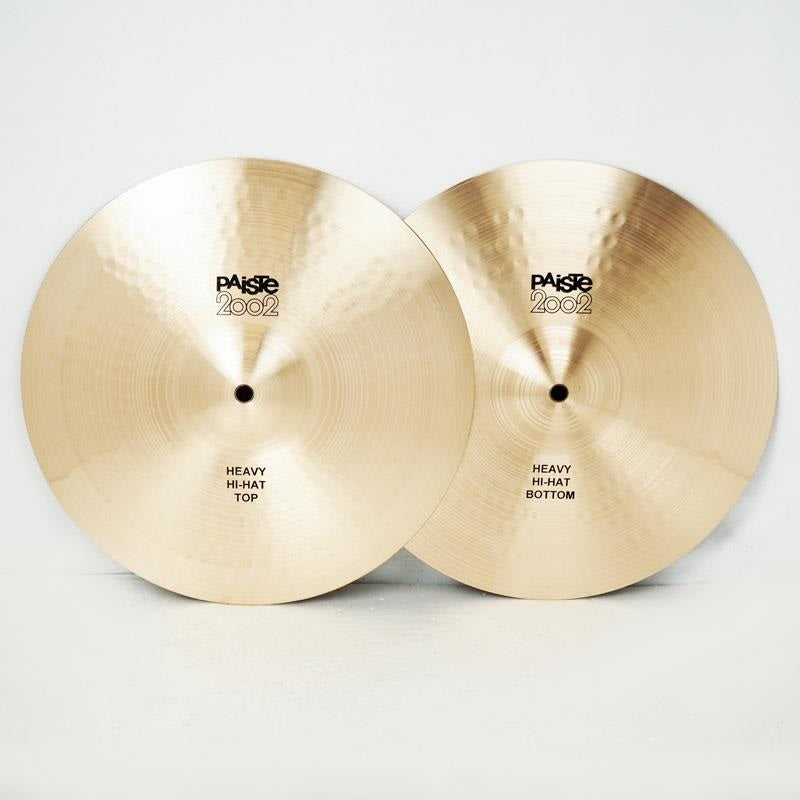 Used_2002_Heavy_HiHat_14_pair_[Black_logo_model]_[Top_960g_Bottom_1054g]_01