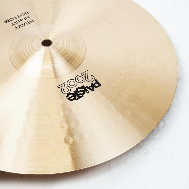 Used_2002_Heavy_HiHat_14_pair_[Black_logo_model]_[Top_960g_Bottom_1054g]_08