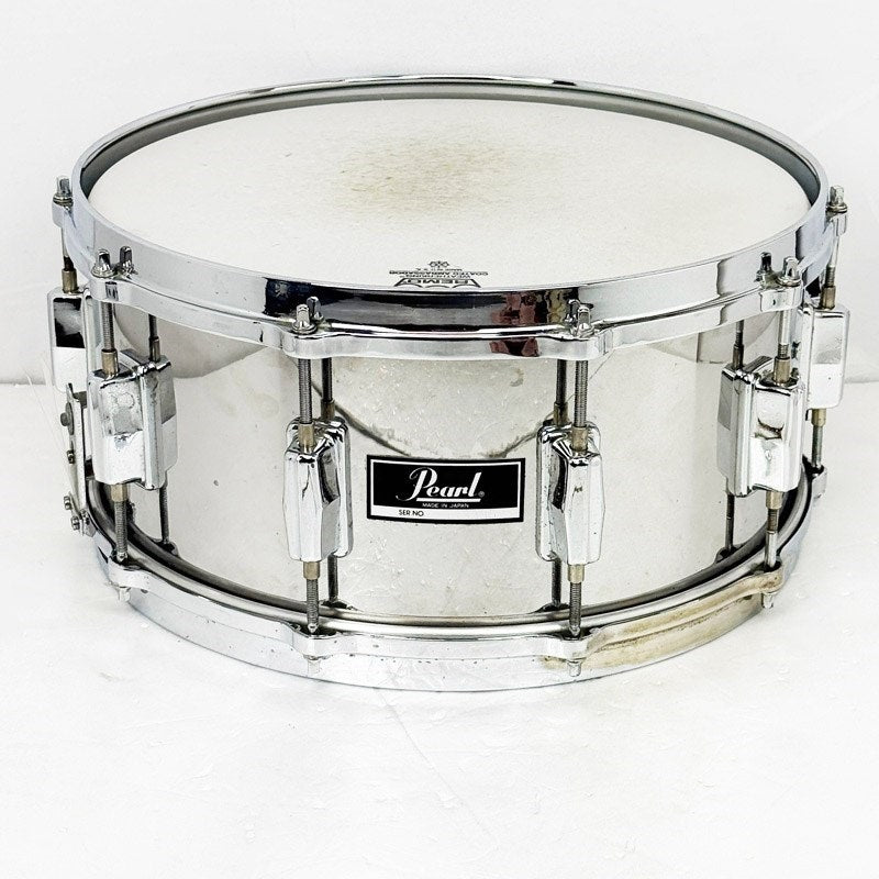 Used_80s_Fiber_Glass_Shell_14x6_5__Snare_Drum_[#38_Chrome_Metal_Made_in_Japan]_01