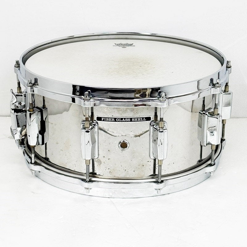 Used_80s_Fiber_Glass_Shell_14x6_5__Snare_Drum_[#38_Chrome_Metal_Made_in_Japan]_02