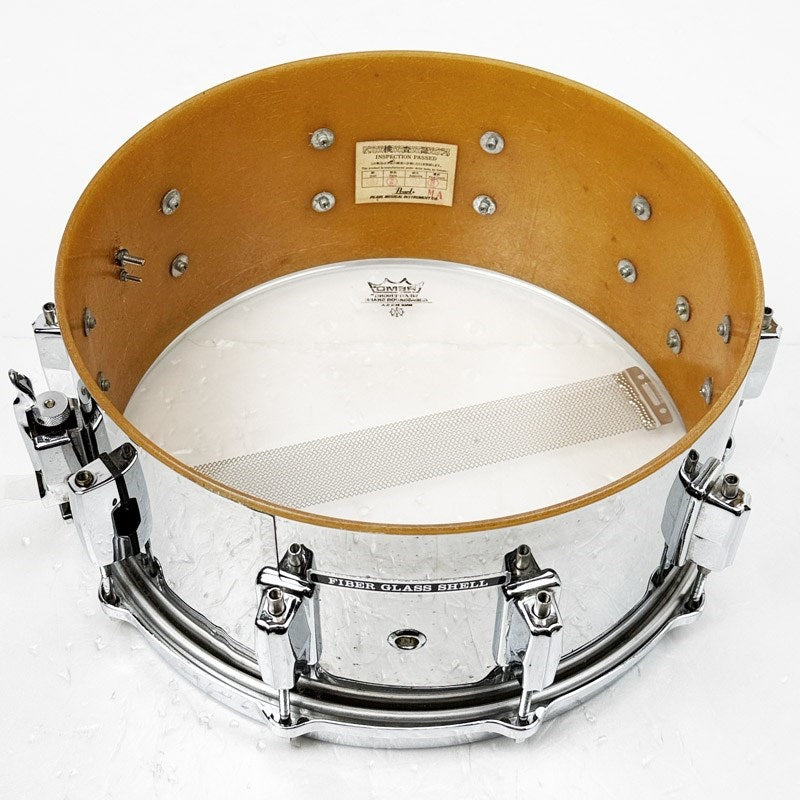 Used_80s_Fiber_Glass_Shell_14x6_5__Snare_Drum_[#38_Chrome_Metal_Made_in_Japan]_09