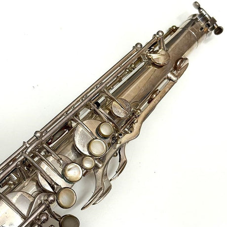 Used_A__Selmer_1951's_Super_Action_(SBA)_Tenor_Saxophone，_Original_Silver_Plated，_#47xx7_[As_Is，_No_Warranty]_03
