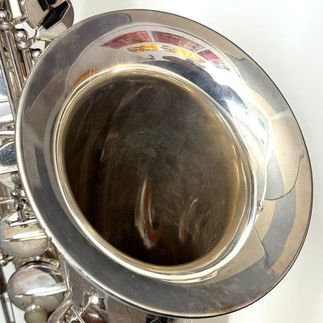 Used_A__Selmer_1951's_Super_Action_(SBA)_Tenor_Saxophone，_Original_Silver_Plated，_#47xx7_[As_Is，_No_Warranty]_06
