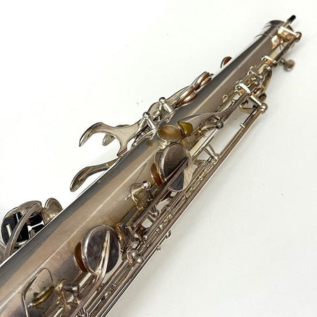 Used_A__Selmer_1951's_Super_Action_(SBA)_Tenor_Saxophone，_Original_Silver_Plated，_#47xx7_[As_Is，_No_Warranty]_10