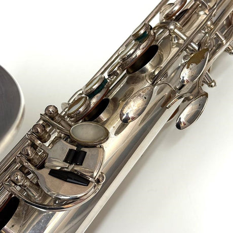 Used_A__Selmer_1951's_Super_Action_(SBA)_Tenor_Saxophone，_Original_Silver_Plated，_#47xx7_[As_Is，_No_Warranty]_11