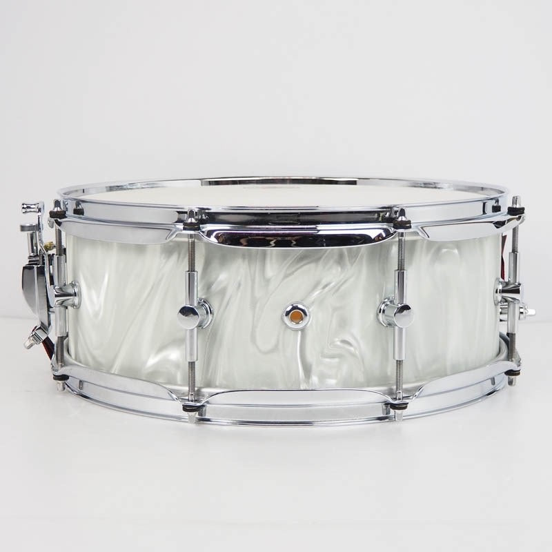 Used_BR-1455_[Birch_Snare_Drum___14x5_5___White_Satin]_02