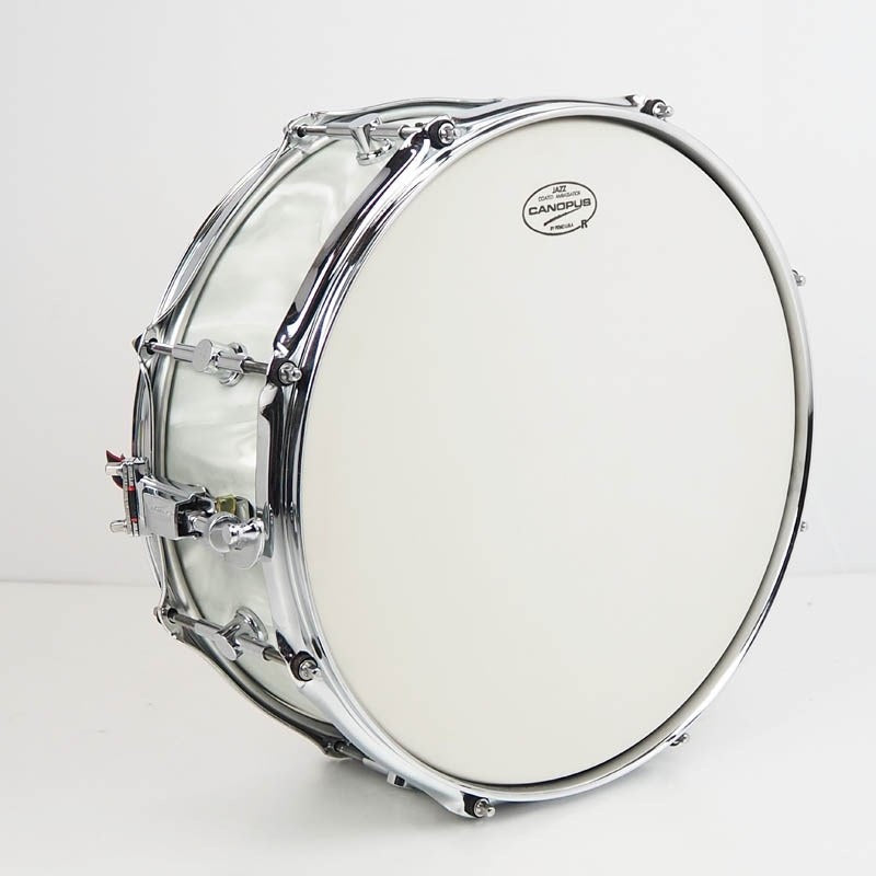 Used_BR-1455_[Birch_Snare_Drum___14x5_5___White_Satin]_03