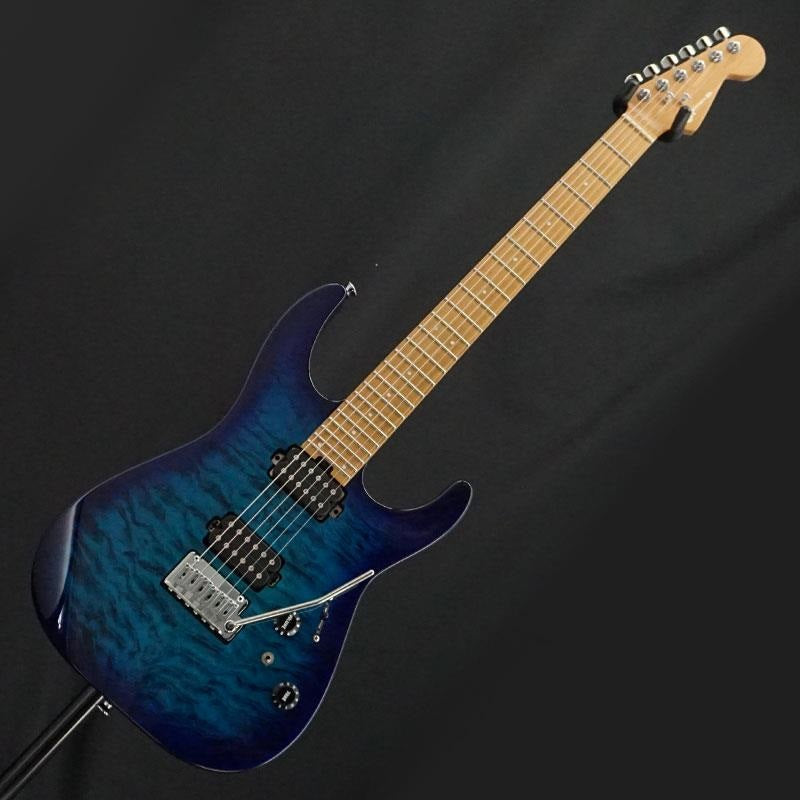 Used_Charvel_Pro-Mod_Series_DK24_HH_2PT_CM_QM_(Chlorine_Burst_Caramelized_Maple)_[SN_MC19501420]_03