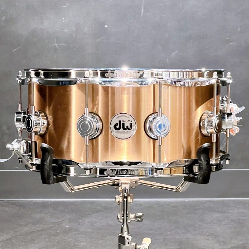 Used_Collector's_Brushed_Bronze_Snare_Drum，_14__x_6_5__(DRVZ6514SVC)_01