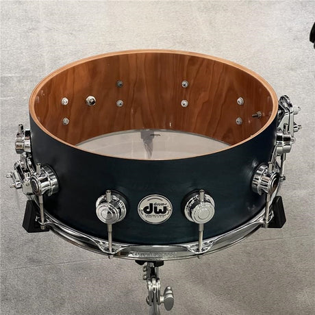 Used_Collector's_Pure_Cherry_Snare_Drum，_14__x_5_5__Satin_Azure，_DRC25514SSC115_06