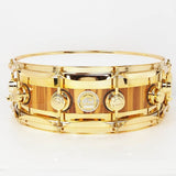 Used_Collectors_Specialty_EDGE_14x5_Snare_[Exotic_African_Chechen，_Gold_Hardware，_SKB_Hard_Case_Included]_01